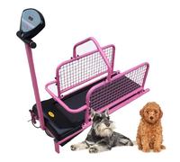 Pet Treadmill, Dog Treadmill for Small Dogs, Dog Running Training Machine with LCD Display, Pet Training Equipment, Toys for Pet Exercise for Indoor Training, Adjustable Speed: 0.8-6km/h,Pink