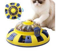 Pet Treat Dispenser | Adjustable Interactive Puzzle Anti-Glutton Dog Toy for Enrichment Cats and Puppies All Sizes