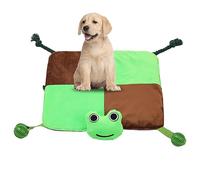 Pet Treat Mat,Interactive Puppy Feeding Pad - Creative Slow Feeding Pet Sniffing Pad with Pull Rope and Food Leaking Ball for Training