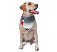 Pet Triangle Scarf 3D Lighthouse In The Surf Print Pet Neckerchief Breathable Cat Dog Handkerchief Washable Dog Bandana For Birthday Small Medium Large Rabbits 30X70Cm