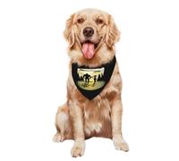 Pet Triangle Scarf Alien And Bigfoot Moon Breathable Triangle Bib Scarf Washable Pet Neckerchief For Dogs And Cats Birthday Rabbits 30X70Cm