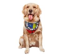 Pet Triangle Scarf America Grown Canary Islands Canary Islanders Roots Costumes Headwear Triangle Bib Scarf Breathable Pet Neckerchief For Small Medium Large Dogs And Cats Rabbits 30X70Cm