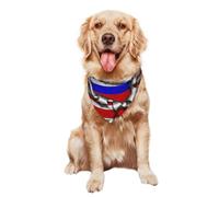 Pet Triangle Scarf America Grown Russia Russians Roots Soft Triangle Bib Scarf Washable Pet Neckerchief For Dogs And Cats Small Medium Large Rabbits 30X70Cm