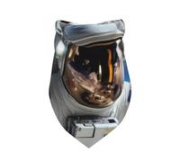Pet Triangle Scarf Astronaut In Outer Space Printed Pet Neckerchief Washable Dog Bandana Decoratio Cat Dog Handkerchief For Rabbits Birthday Small Medium Large 30X70Cm