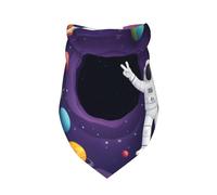 Pet Triangle Scarf Astronaut On Missio In Outer Space Print Cat Dogs Kerchief Washable Pet Neckerchief Decoratio Cat Dog Handkerchief For Birthday Small Medium Large Cats