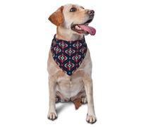 Pet Triangle Scarf Aztec Native American Pattern Cat Dogs Kerchief Costumes Headwear Pet Neckerchief Decoratio Dog Bandana For Cats Birthday Festival Party