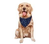 Pet Triangle Scarf Constellation Galaxy Starry Night Stars Glow In The Dark Midnight Washable Triangle Bib Scarf Breathable Cat Dogs Kerchief For Rabbits Small Medium Large Birthday