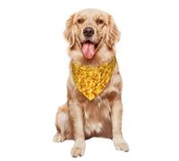 Pet Triangle Scarf Costume Macaroni And Cheese Cat Dog Handkerchief Washable Triangle Bib Scarf Soft Dog Bandana For Birthday Small Medium Large Cats