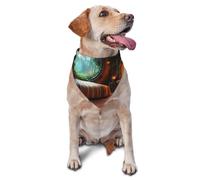 Pet Triangle Scarf Cozy Tree Hole Cabin Print Cat Dog Handkerchief Soft Triangle Bib Scarf Costumes Headwear Pet Neckerchief For Dogs And Cats Rabbits Small Medium Large 30X70Cm