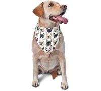 Pet Triangle Scarf Cute French Bulldog A 1 Cat Dog Handkerchief | Washable Cat Dogs Kerchief Costumes Headwear Triangle Bib Scarf For Rabbits Cats Festival Party