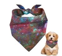 Pet Triangle Scarf, Dog Bandanas - Dog Bandana Scarf, Triangle Bib, Soft Space Dog Bandana, Triangular Star Scarf for Pets, Dogs, Puppies and Large Dogs