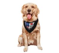 Pet Triangle Scarf Japan America Hearts Japanese Flag Decoratio Triangle Bib Scarf Breathable Cat Dog Handkerchief For Small Medium Large Birthday Dogs And Cats 30X70Cm