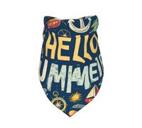 Pet Triangle Scarf Marine Nautical Printed Triangle Bib Scarf Decoratio Pet Neckerchief Breathable Cat Dog Handkerchief For Small Medium Large Birthday Rabbits 30X70Cm