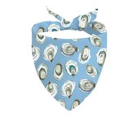 Pet Triangle Scarf Oyster Cat Dog Handkerchief Decoratio Cat Dogs Kerchief Breathable Triangle Bib Scarf For Dogs And Cats Small Medium Large Birthday 30X70Cm