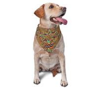 Pet Triangle Scarf Psychedelic Infinity Cat Dog Handkerchief Decoratio Cat Dogs Kerchief Washable Pet Neckerchief For Small Medium Large Cats Rabbits