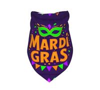 Pet Triangle Scarf Purple Printed Triangle Bib Scarf Soft Cat Dogs Kerchief Decoratio Pet Neckerchief For Rabbits Festival Party Small Medium Large 30X70Cm