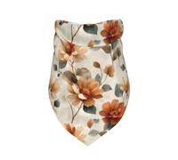 Pet Triangle Scarf Vintage Florals 7 Printed Pet Neckerchief Soft Triangle Bib Scarf Breathable Dog Bandana For Rabbits Small Medium Large Festival Party 30X70Cm