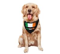 Pet Triangle Scarf Vintage Ireland Irish Irishman Flags Washable Cat Dogs Kerchief Decoratio Cat Dog Handkerchief For Dogs And Cats Festival Party Small Medium Large 30X70Cm