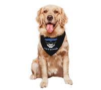 Pet Triangle Scarf Vintage Skull Estonian Estonians Flag Washable Pet Neckerchief Decoratio Triangle Bib Scarf For Birthday Festival Party Small Medium Large 30X70Cm