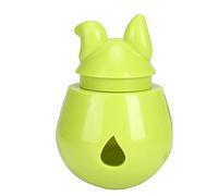 Pet Tumbler Slow Feeder Toy Food Puzzle for Cats and Small Dogs - ABS Material Feeding Leakage Toy with 4 Colors, Interactive Playing Toy to Relieve Boredom, Cute Tumbler Shape for Puzzle Play