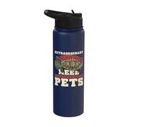 Pet Turtle Keepers Red-Eared Slider Turtle Stainless Steel Insulated Water Bottle