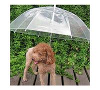 Pet Umbrella Dog Lead Leash - Transparent Waterproof for Dogs/Cats - Dry Walks in Rain and Snow
