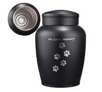 Pet urge metal, metal dog animals, cat burial, and preserve memories for long time and beyond. This urn is stainless steel great memory for pets