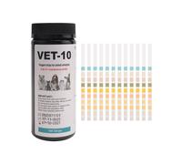 Pet Urine Testing Strips, 100 Urinalysis Parameter Tests for Dogs,Cats,Vets, Accurate Testing for Veterinarians