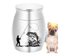Pet Urn for Cats | Dog Memorial Box for Ashes Storage, Caring Coffin Box for Small Animals, Kittens, Gardens, Veterinarians, Funerals, Graveyards