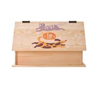 Pet Urn for Dogs and Cats Loss Pet Remembrance Gift Wooden Sturdy Memory Cat Urn Dog Cremation Urn for Puppy Dog Kitten Kitty