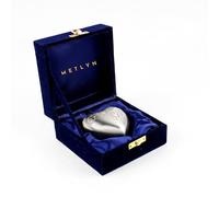 Pet Urn Heart - Small Urns for Human Ashes Keepsake - Cremation Urn for Ashes Adult Male, Keepsake Urn for Ashes for Women, Mini Urns for Human Ashes Adult Man (Pewter)