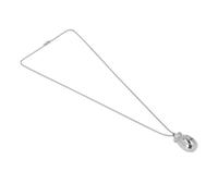 Pet Urn Jewelry, Stainless Steel Pet Ashes Necklace Cross Pendant, Large Capacity Memorial Keepsake for Dog Cat Hair Nails Sand Flowers, Designed with 'god Has You Arm I Have You