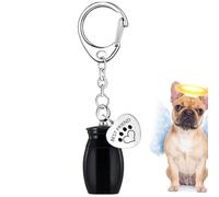 Pet Urn Keyring, Pet Ashes Keepsake | Urn for Ashes, Cylinder, Keepsake, Cremation | Key Ring as Keepsake for Ashes, z