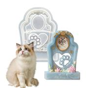 Pet Urn Mould | Hollow Molding for Animal Memorial Keepsake | Silicone Mould - for Fireplace, Bookcase, Showcase, Table, Bedside Table, Dresser, Dressing Table, Dressing Table, Dressing Table, Lip