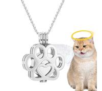 Pet Urn Necklace - Waterproof Pet Locket, Engraved Memorial Pendant, Timeless Memorial Ash Keepsake Bracelet | Stylish Necklace By Sto