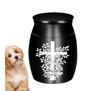 Pet Urn - Storage Jar for Pet Urn Memorial Ashes Container Memorial Garden Integration Guardianship of Cherished Moments Landscape-Emotional Harmony Designed Refined Luster Finish, 1.18 Inches