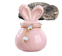 Pet Urns | 150ml Bunny Ear Design Ceramic Memorial Keepsake Holder