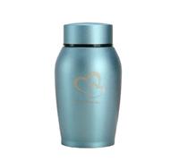 Pet Urns Burial Urn Box Funeral Remembrance Always In My Heart Souvenir Memorable Pet Cremation Urn Portable Keepsake(Blue,18.5 * 8.5cm)
