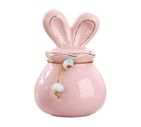 Pet Urns For Dogs - 150ml Bunny Ear Design Ceramic Memorial Keepsake Jar