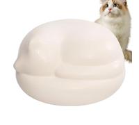 Pet Urns for Dogs - Ceramic Ash Container, Leakproof Memorial Urn with Capacity and Safe Lid | Bedside Desk Shelf Living Room Apartment Storage Chimney Display Keepsake
