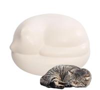 Pet Urns for Dogs - Ceramic Sleeping Pose Large Capacity - Dog Cat Ashes Urn,for Nightstand Apartment Desk Shelf Bedroom Storeroom Mantel
