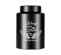 Pet Urns for Dogs | Pet Keepsake Small Urn | Airtight Angel Wing Memorial