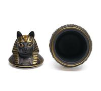 Pet Urns for Dogs | Resin Ancient Egyptian Cat Keepsake | Kitten Keepsake Urn | for Dog Owners Grieving Families Veterinarians Shelter Home Apartment Living Room Bedroom Desk Nightstand Bedside