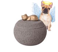 Pet Urns for Dogs - Stable Pet Cremate Urn, Smooth Keepsakes Container Coffin for Commemorative Puppy Remembrance Sympathy Funeral Death Memory