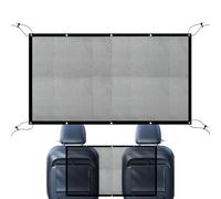 Pet Vehicle Divider - Adjustable Isolation Barrier, Portable Car Shield, Foldable Travel Protector, Net Screen Secure Hook Fastener | Pet Car Net Barrier for Truck, Backseat, Outdoor Trip Comfort