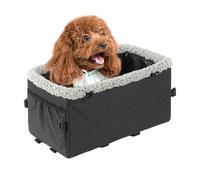 Pet Vehicle Seat - Soft Reinforced Fabric, Portable Dog Cat Travel platforms, Secure Buckle Harness, Elevated Comfort Pad | Perfect Road Picnic Indoor Outdoor Adventure Puppies Small Dogs