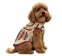 Pet Vest Dog Sun Shirts Cooling Vest Ethnic Dreamcatcher Puppy Small Dogs Tee Shirt Sleeveless