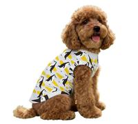 Pet Vest Dog Sun Shirts Cooling Vest Penguins Surfing Surfboard Pattern Puppy Small Dogs Tee Shirt Sleeveless