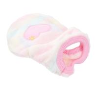 PET Vest Warm Cartoon Angel Wing Coral Fleece Size L for Dogs Cats | Pink Everyday Wear, Easy, for Chihuahua and French Bulldog, Sleeping Time