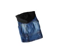 Pet Vest with Black Knitted Hat, Denim Lapel Button Closure for Dog Cat Xl | Blue Jeans Style, Spring Summer Autumn Four Seasons Wear, Easy, Protects after Haircut